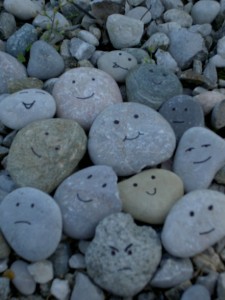 Stones don't smile